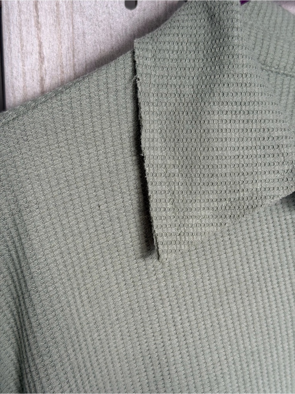 Three Bird Nest Sage Green Casual Button-Down Shirt Dress - Picture 5 of 9